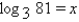 Find the value of x.  