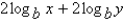 <strong>Assume that x, y, and d are positive numbers. Use the properties of logarithms to write the expression in terms of the logarithms of x and y.</strong> A) B) C) D) E)