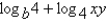 <strong>Assume that x, y, and b are positive numbers. Use the properties of logarithms to write the expression in terms of the logarithms of x and y.</strong> A) B) C) D) E)