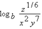 <strong>Assume that x, y, and z are positive numbers. Use the properties of logarithms to write the expression as the logarithm of one quantity.</strong> A) B) C) D) E)
