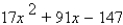 <strong>Find a polynomial with the given zeros. </strong> A) B) C) D) E)none of these