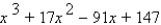 <strong>Find a polynomial with the given zeros. </strong> A) B) C) D) E)none of these