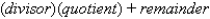 Use synthetic division to express   in the form   for the divisor   .