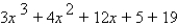 <strong>Use synthetic division to perform the division. </strong> A) B) C) D) E)none of these