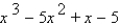 <strong>Find a polynomial with the given zeros. </strong> A) B) C) D) E)none of these