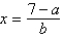 <strong>Solve for x: </strong> A) B) C) D) E)