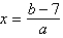 <strong>Solve for x: </strong> A) B) C) D) E)