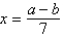 <strong>Solve for x: </strong> A) B) C) D) E)