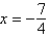 <strong>Solve the following equation. </strong> A) B) C) D) E)