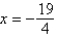 <strong>Solve the following equation. </strong> A) B) C) D) E)