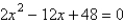 <strong>Find two quadratic equations having the following solutions. </strong> A) ; B) ; C) ; D) ; E) ;