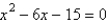<strong>Find two quadratic equations having the following solutions. </strong> A) ; B) ; C) ; D) ; E) ;