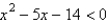 Solve:  