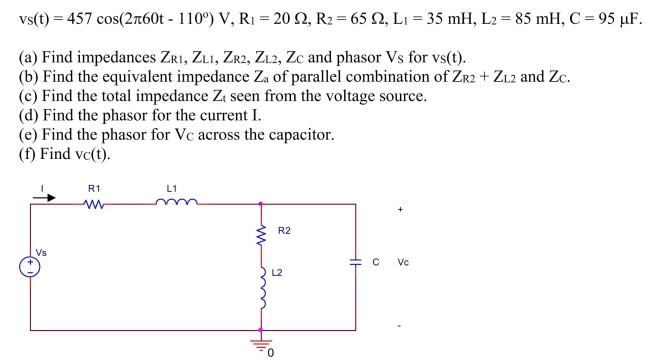 the circuit shown below, let