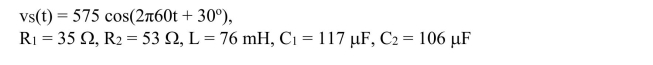 the circuit shown below, let
