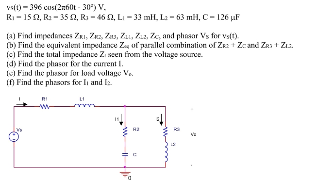 the circuit shown below, let