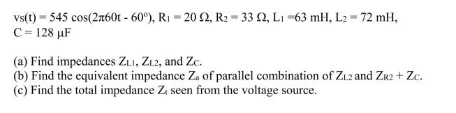 the circuit shown below, let