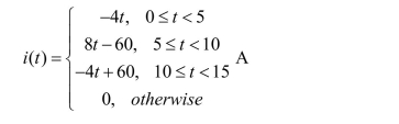 current through an inductor with inductance of 430 mH is given by Find the voltage across the inductor v(t) and plot the current and voltage as a function of time.