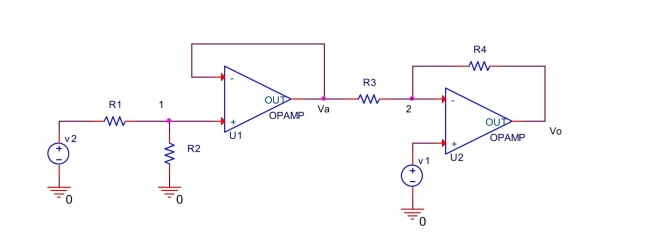 circuit shown below generates output signal vo given by