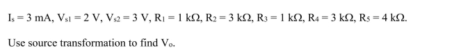 the circuit shown below, let