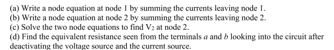 the circuit shown below,