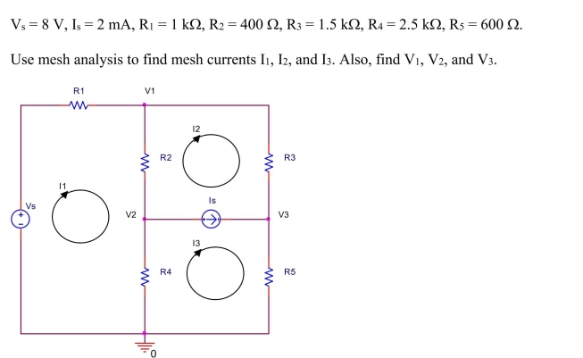 In the circuit shown below, let
