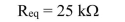   clear all;format long; R1=10000;R2=33000;R3=88000;R4=19000;R5=70000;R6=12500;R7=30000;R8=42000; Ra=P([R7,R8]) Rb=R6+Ra Rc=P([R5,Rb]) Rd=R4+Rc Re=P([R2,R3,Rd]) Req=R1+Re  Answer: Ra =17500 Rb =30000 Rc =21000 Rd =40000 Re =15000 Req =25000