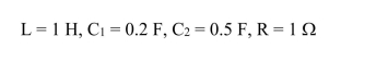 Assume in the circuit shown below. Find the transfer function H(s) = Vo(s)/Vin(s).