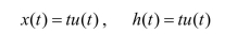 Find the convolution y(t) of x(t) and h(t); that is, find y(t) = h(t)*x(t).