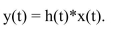 Find the convolution y(t) of x(t) and h(t); that is, find