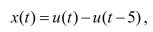 Find the convolution y(t) of x(t) and h(t); that is, find