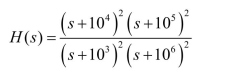 Plot the magnitude and phase Bode diagrams of the transfer function given by