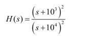 Plot the magnitude and phase Bode diagrams of the transfer function given by