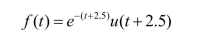 Find the one-sided Laplace transform of