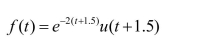 Find the one-sided Laplace transform of