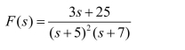 Find the inverse Laplace transform of