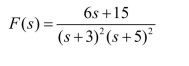 Find the inverse Laplace transform of