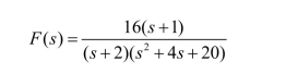 Find the inverse Laplace transform of