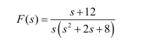 Find the initial value and the final value of f(t) if