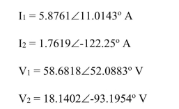 Solving these equations, we obtain