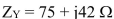 In a balanced Y-Y circuit shown below, the magnitude of the line voltage is (rms). The phase impedance is per phase, the wire ipedance is Ω per phase, the source impedance is assuing