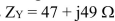 In a balanced circuit shown below, the agnitude of the phase voltage is VP = 565V (rms). The wire Impedance is per phase. Find line currents and voltages of the equivalent Y-connected source assuming