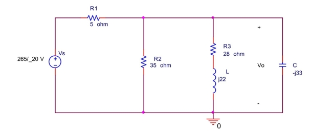 Use nodal analysis to find in the circuit shown below.