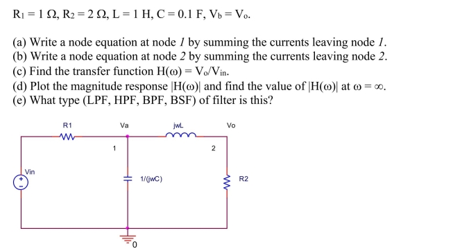 In the circuit shown below, let
