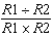 <strong>If a parallel circuit has two resistors, R1 and R2, what is the total resistance?</strong> A) B) C) D)