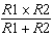 <strong>If a parallel circuit has two resistors, R1 and R2, what is the total resistance?</strong> A) B) C) D)