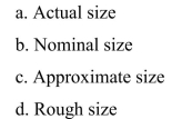 If you were to measure the cross section of a you would find it to be 35 mm wide by 85 mm tall.What are the numbers called?