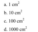 A rubber ball has a diameter of 8 cm.What is its surface area?