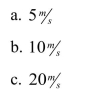 A tire 1 meter in diameter rotates at a constant rate of .What is the speed of a small stone lodged in the tread of the tire on its outer edge?