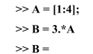 Shown below are MATLAB inputs.Complete each output: